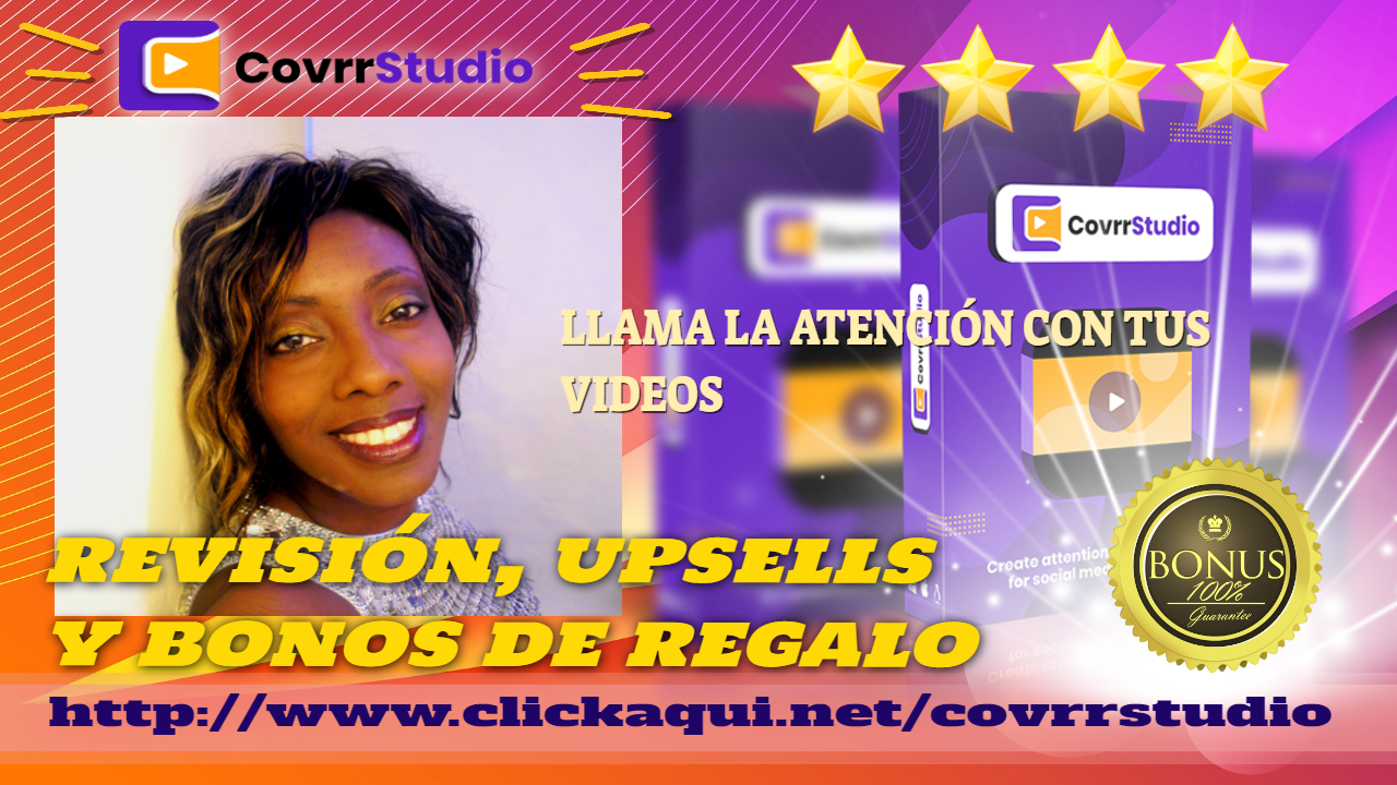 COVRRSTUDIO. Review and Bonuses. ⭐️⭐️⭐️⭐️Videos que convierten